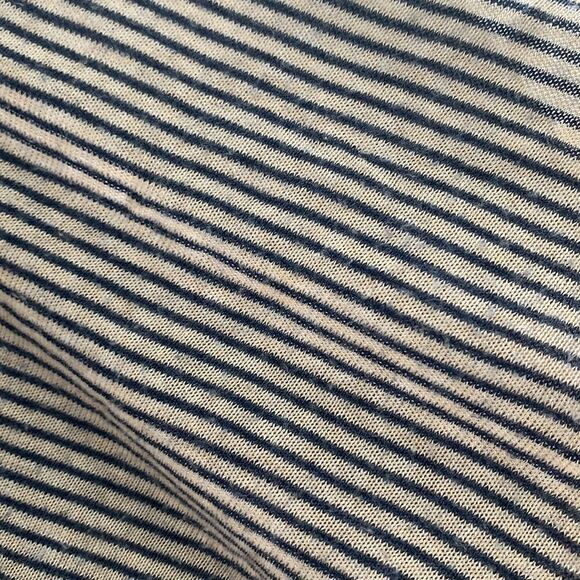 Splendid Striped Sleeveless Duster Cardigan Vest - Picture 4 of 4